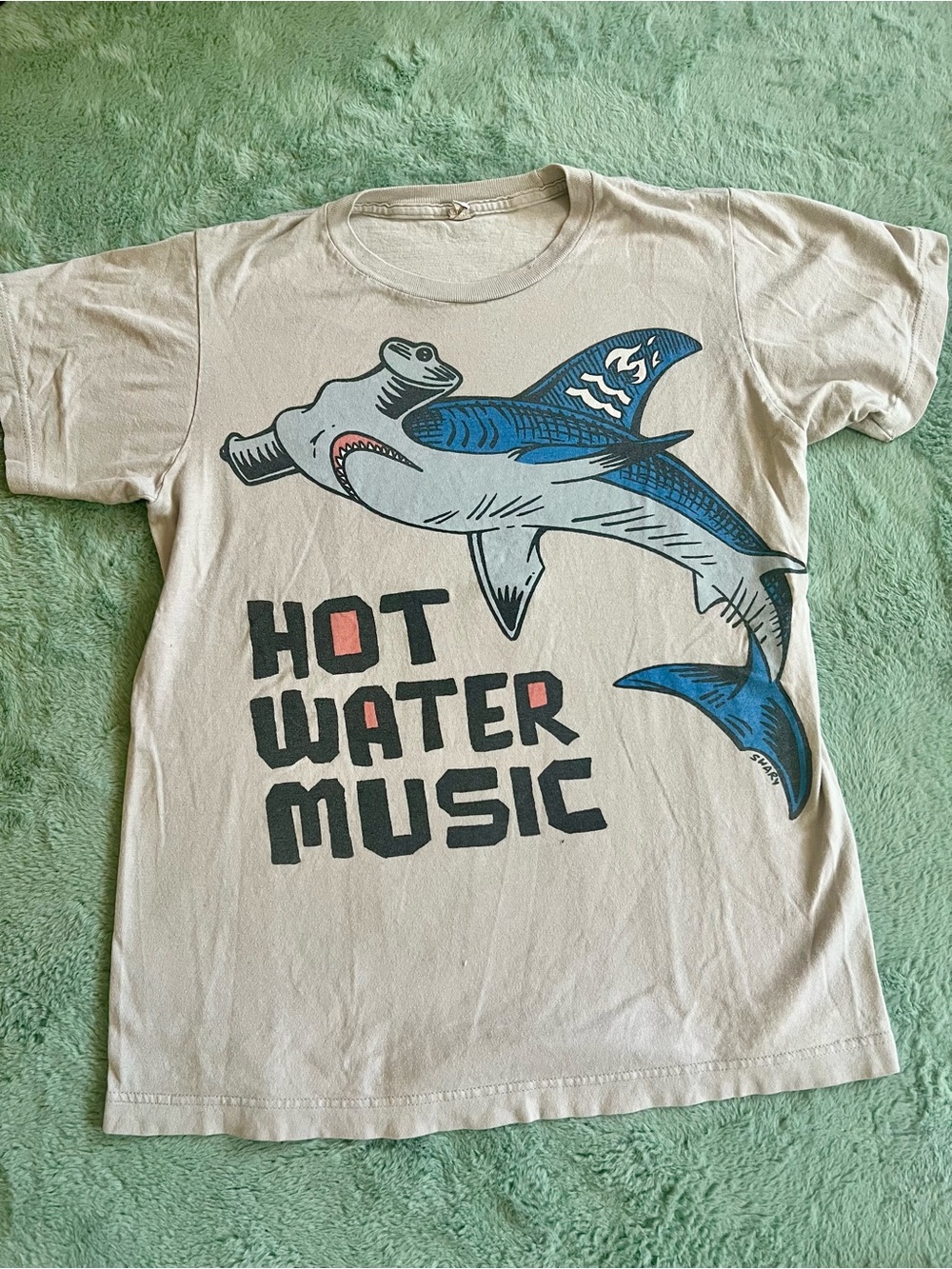 Vintage HOT WATER MUSIC 'Hammerhead Shark' Band Tee